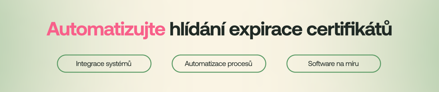 Banner k Plně automatická kontrola expirace certifikátů v SharePointu šetří desítky hodin administrativy