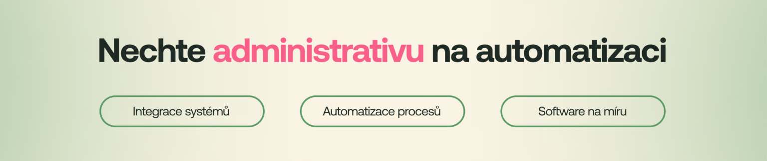 Banner k Automatizace přihlášek, rezervací a plateb pro taneční studio v no-code nástroji