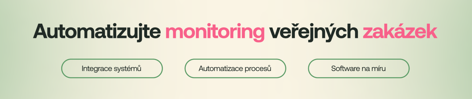 Banner k Monitoring veřejných zakázek: Automatizace doručení leadů do Notionu a denní reporting